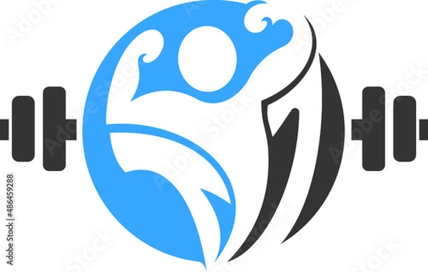 Obraz Yoga, Gym, Power logo design