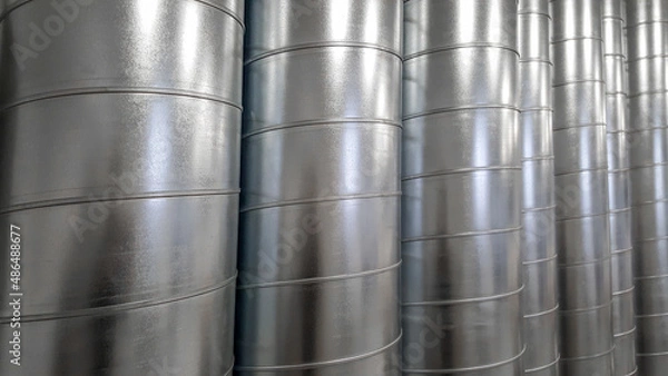 Obraz Industrial air pipeline background