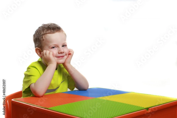 Fototapeta boy in studio
