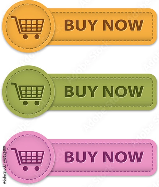 Obraz Buy Now buttons