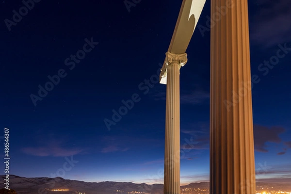 Obraz bridge at night