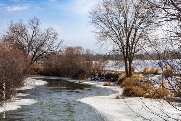 Obraz landscape with river