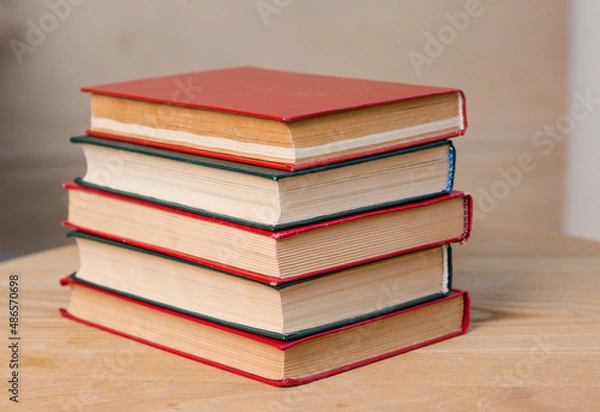 Fototapeta stack of books