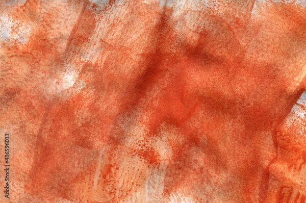 Obraz Hand-painted texture of crumped paper. Abstract background, watercolor painting with splashes drop of paint paint smears. Design for backgrounds, wallpapers, covers and packaging, wrapping paper.