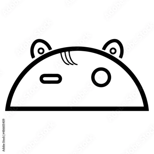 Fototapeta cartoon face