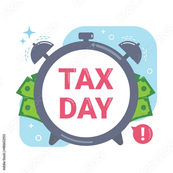 Obraz Tax Concept Illustration