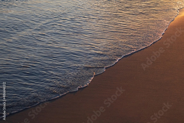 Fototapeta Marine summer background. Landscape of the sea or ocean.