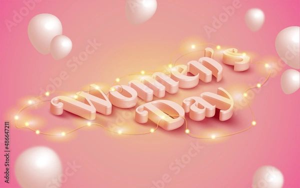 Obraz Women's Day Template 
