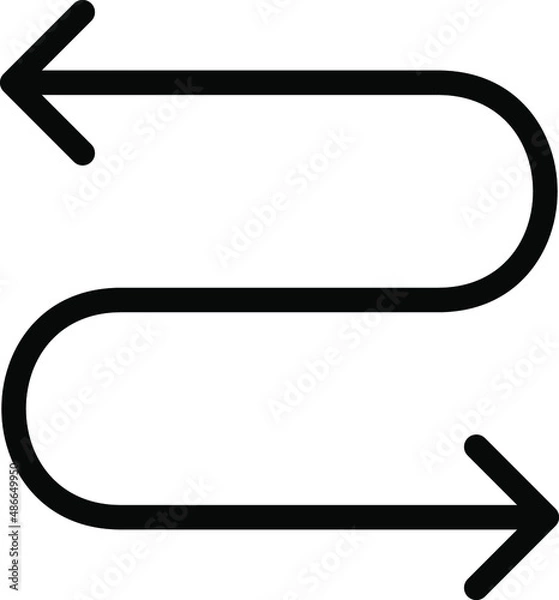 Obraz Arrow 97 Line Icon