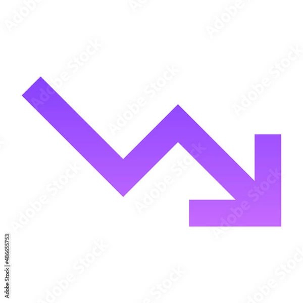Obraz Arrow 32 Glyph Gradient