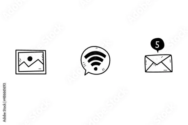 Fototapeta e mail icon