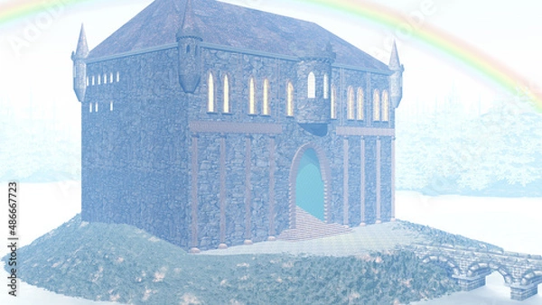 Obraz Castle on the lake