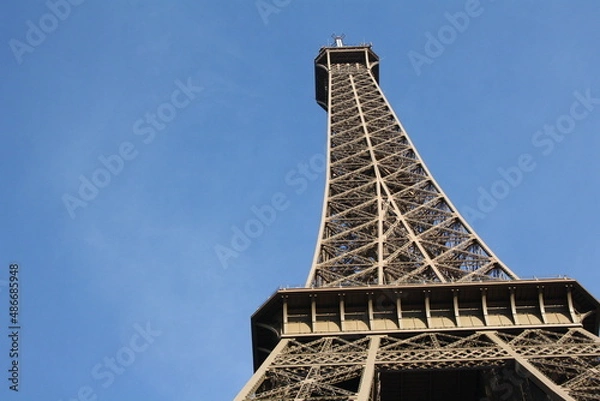 Obraz Metal design Eiffel Tower