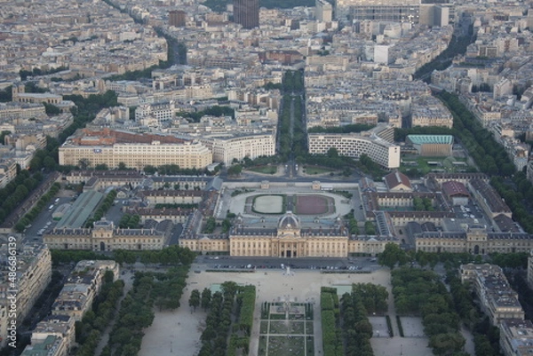 Obraz city aerial view