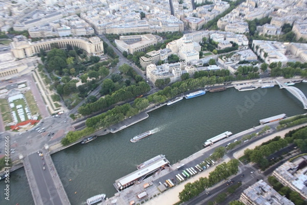 Obraz view from the eiffel tower