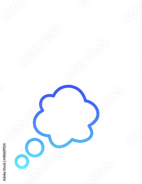 Fototapeta chat 32 Line Gradient