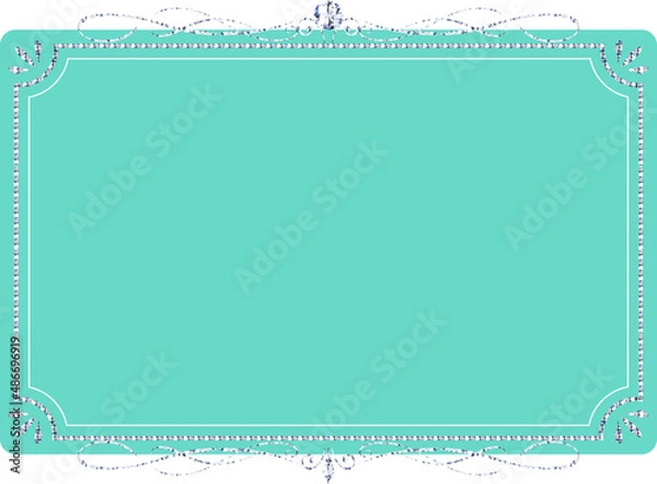 Fototapeta ダイヤモンドのお洒落なフレーム