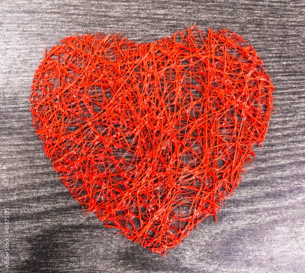 Fototapeta red heart