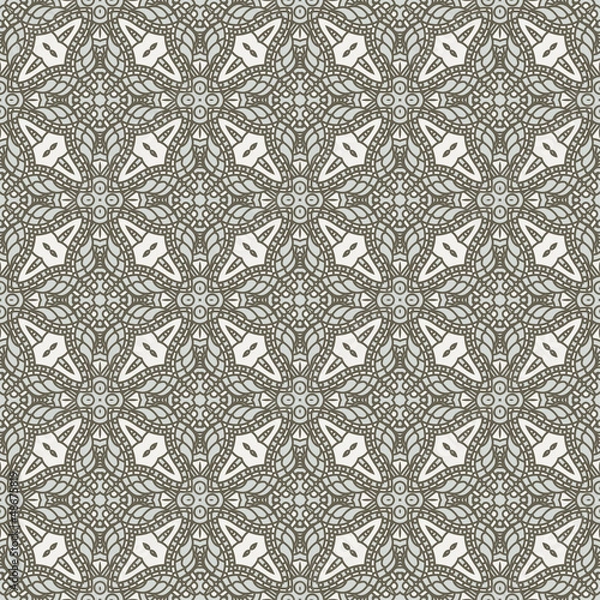 Fototapeta Seamless colorful retro pattern background