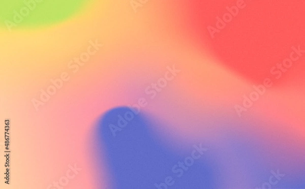 Fototapeta Abstract grainy multicolor blurred background