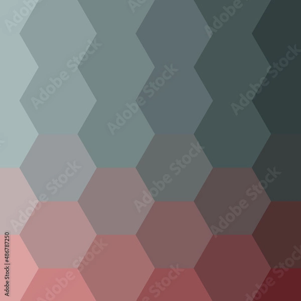 Fototapeta Abstract color Low-Polygones Generative Art background illustration