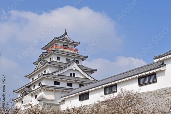 Fototapeta 唐津城の本丸・模擬天守