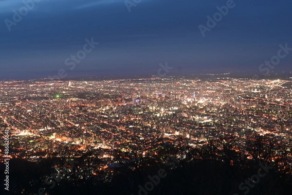 Fototapeta 札幌の夜景