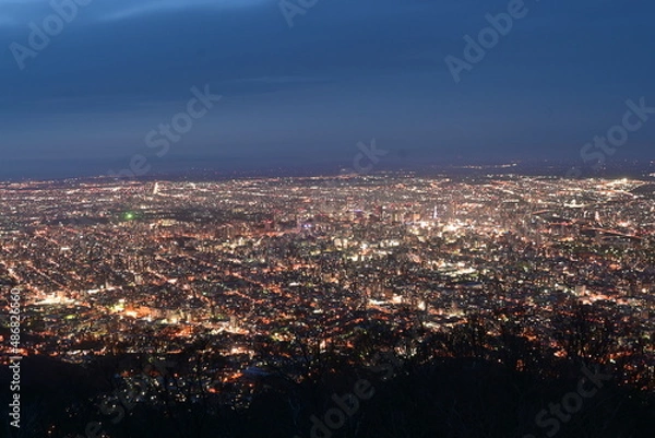 Obraz 札幌の夜景