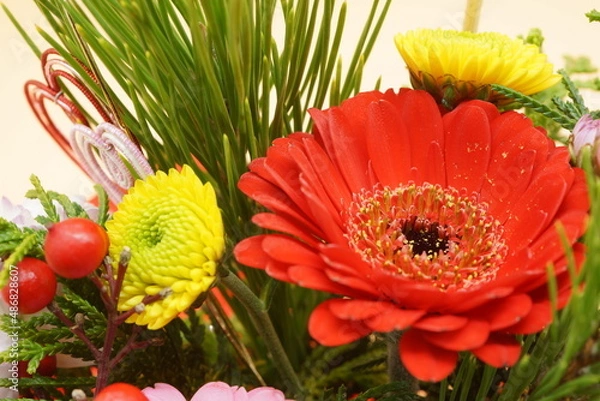 Obraz 花のお正月飾り