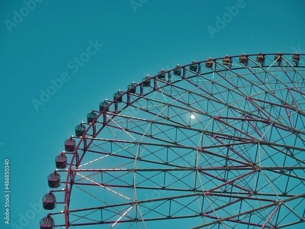 Obraz マジックアワーに撮った大観覧車