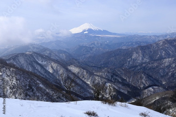 Obraz 丹沢から見る富士山