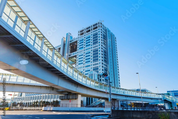 Fototapeta 東京都市風景　お台場の風景