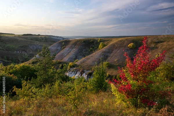 Obraz sunset in the mountains