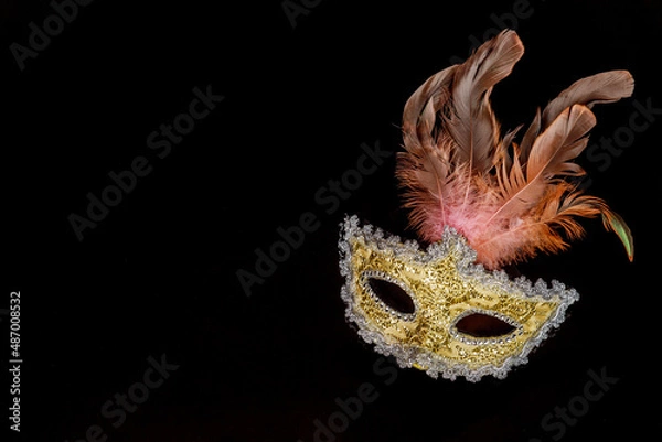Obraz Tradition carnival mask for masquerade. Jewish holiday.