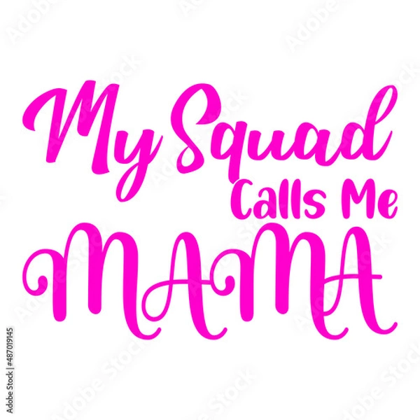 Obraz Mothers day Cut and print ready design.