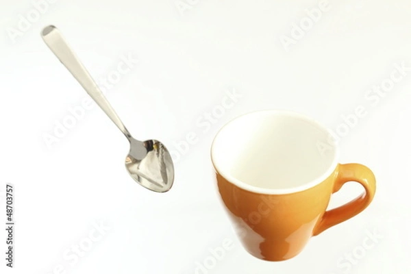 Fototapeta Löffel und Tasse