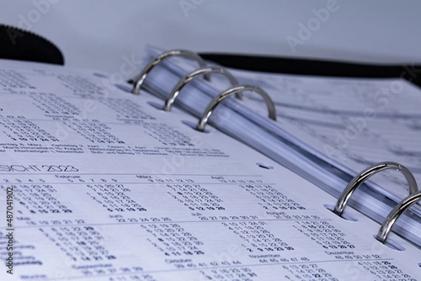 Obraz Kalender ringbuch