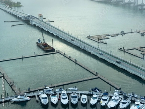 Obraz Bridge miami bay