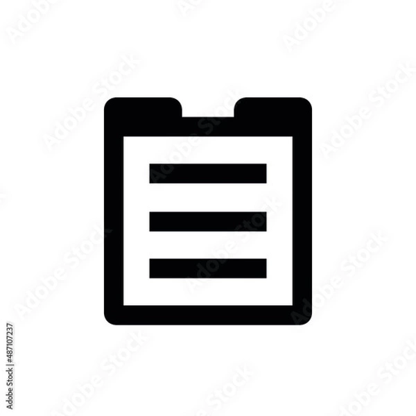 Fototapeta Tasks vector icon. 