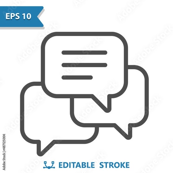 Obraz Chat Bubbles - Group Chat Icon