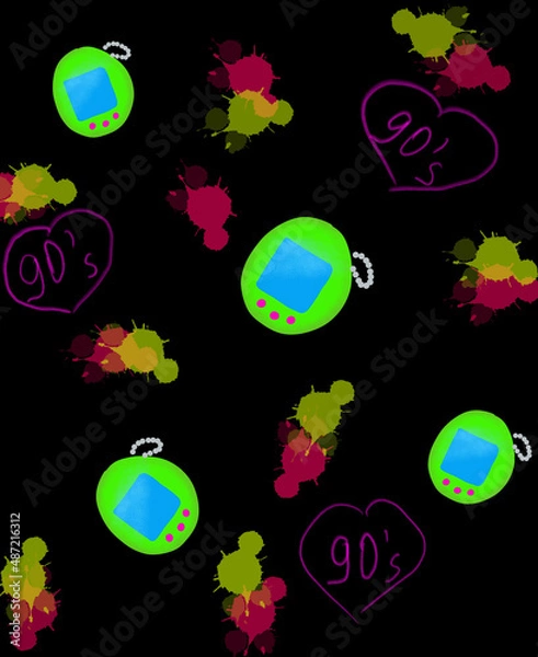 Obraz set of elements