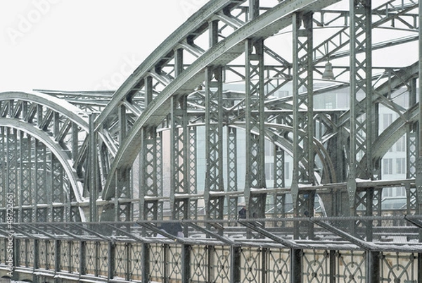 Obraz Metal Truss Bridge