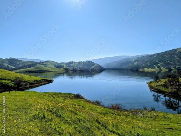Obraz lake and mountains