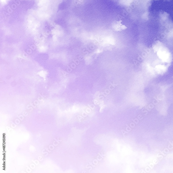 Obraz Cloudy Day Rainbow Gradient Pastel Texture, Background, and Scrapbook Paper