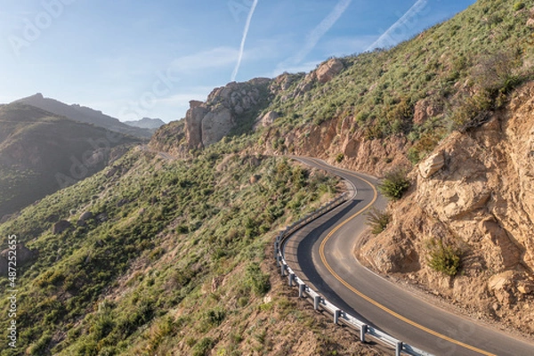 Obraz Malibu Canyon Roads