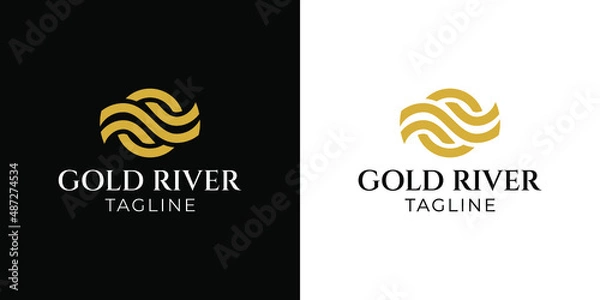 Fototapeta Gold River Logo