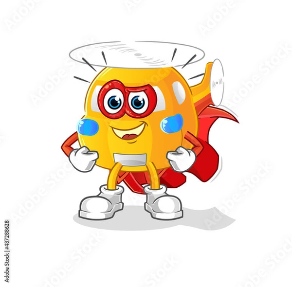 Obraz helicopter heroes vector. cartoon character