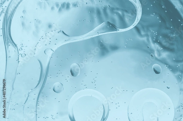 Obraz The surface of the water. An image of a drop of oil on water. Background for the design.