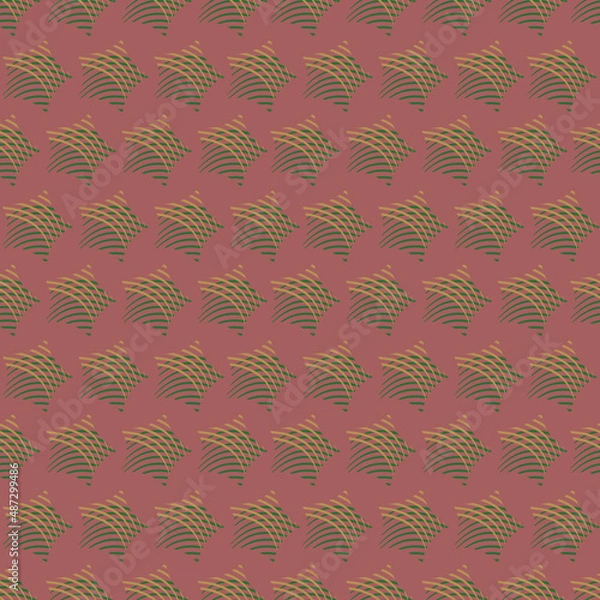 Fototapeta Seamless abstract pattern with Aztec ethnic motives. Boho design. Tribal pattern. Folk print template for textiles and paper. Summer fashion, fabric pattern.
