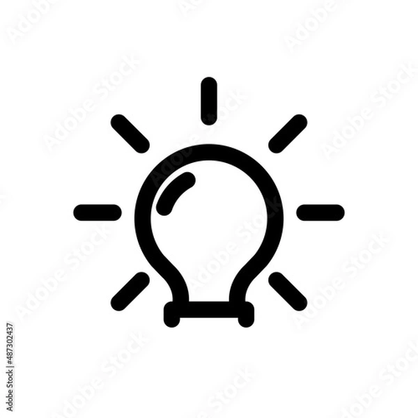 Obraz Bulb icon